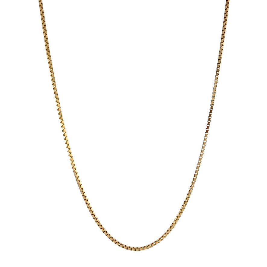 Vintage 14K Gold Venetian Long Necklace