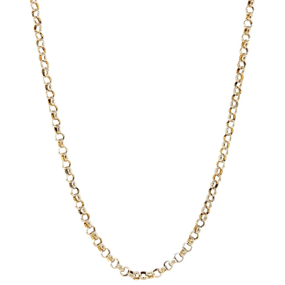 Vintage 14K Gold Necklace Jaseron 50 cm