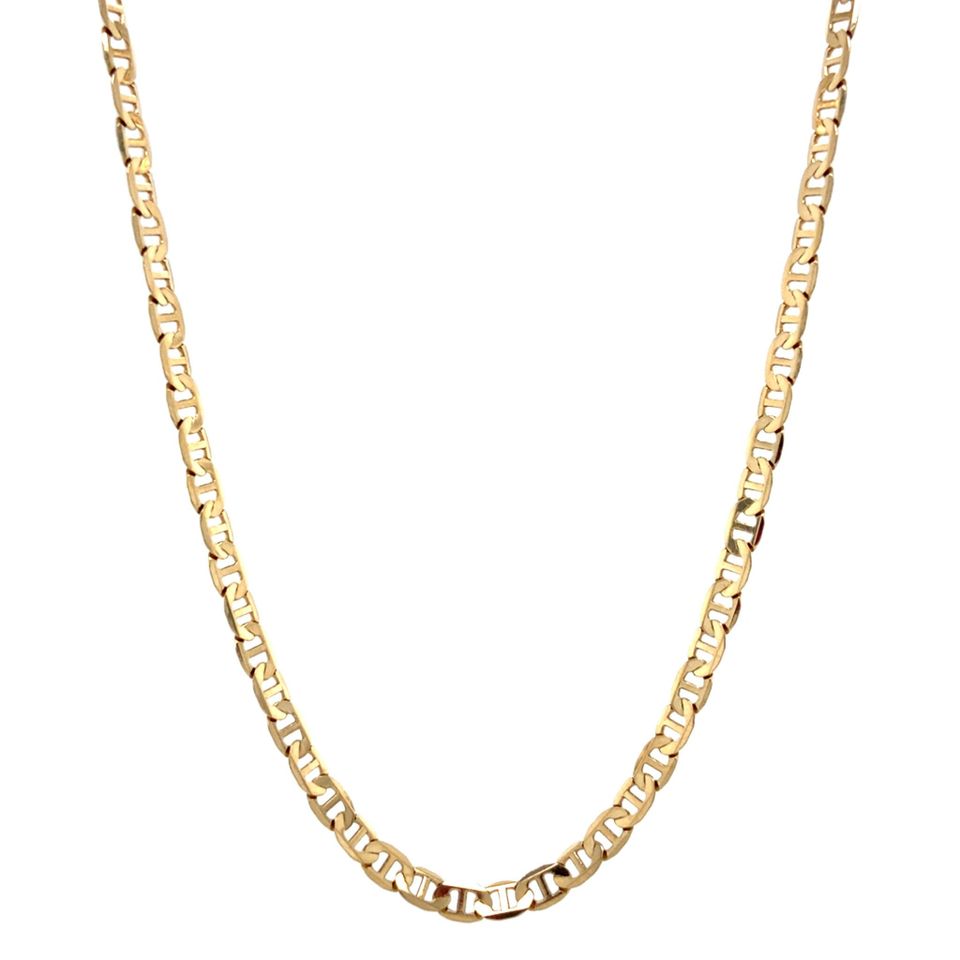Vintage 14K Gold Marine Necklace