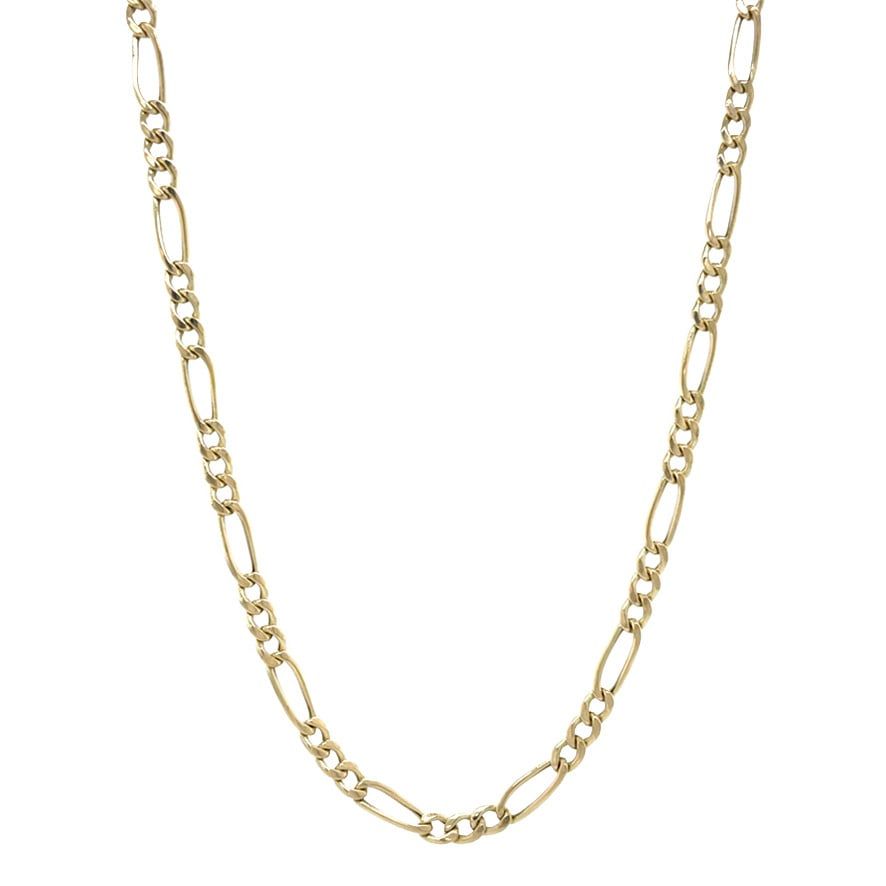 Vintage 14K Gold Figaro Necklace