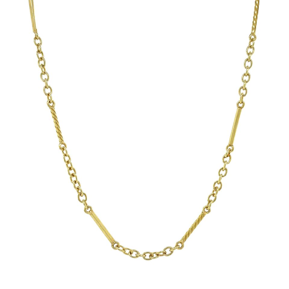 Vintage 14K Gold Fancy Necklace
