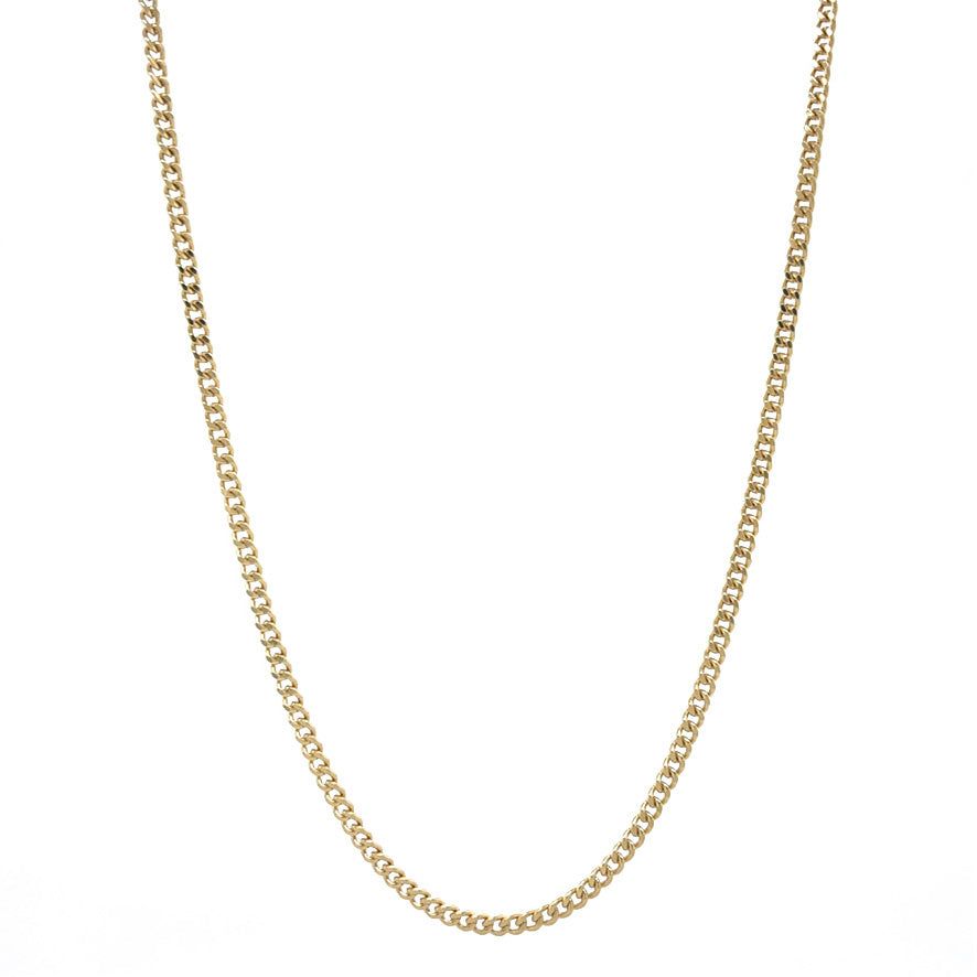 Vintage 14K Gold Curb Necklace