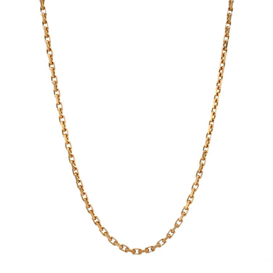 Vintage 14K Gold Anchor Necklace