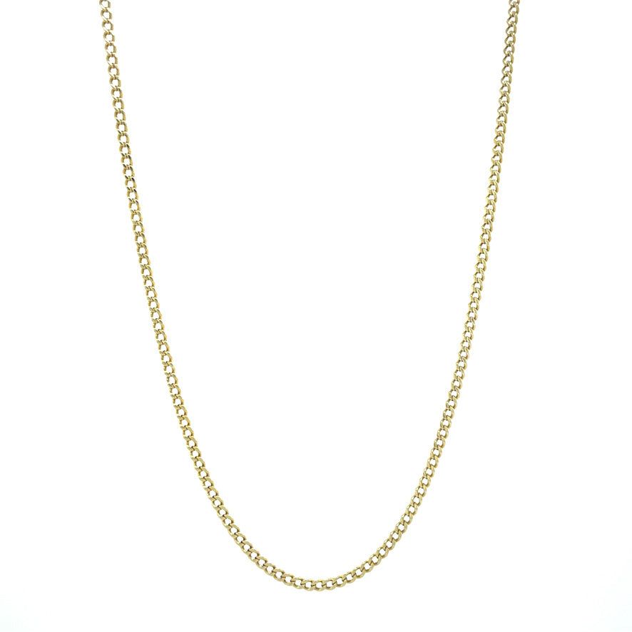 Vintage 14K Gold Curb Necklace