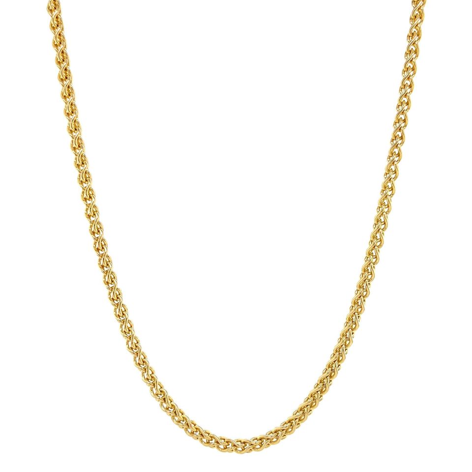 Vintage 14K Gold Necklace Fancy 45 cm