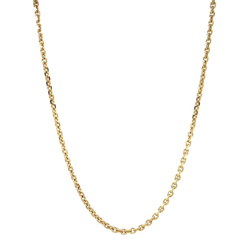 Vintage 14K Gold Anchor Necklace