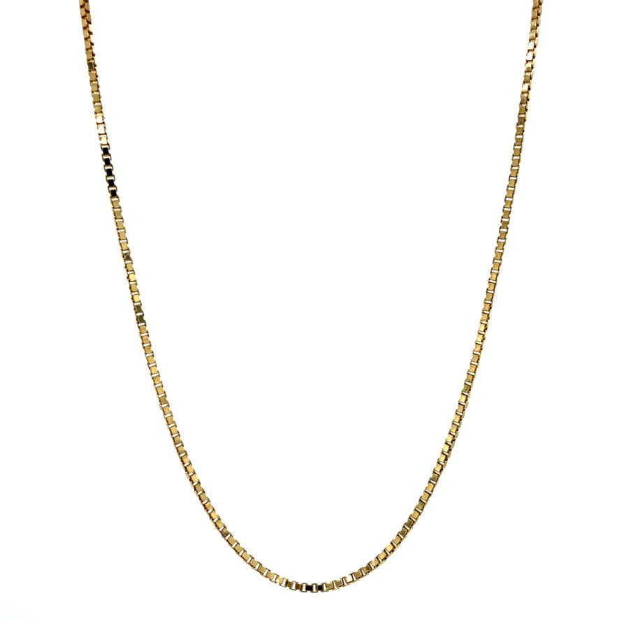 Vintage 14K Gold Venetian Long Necklace