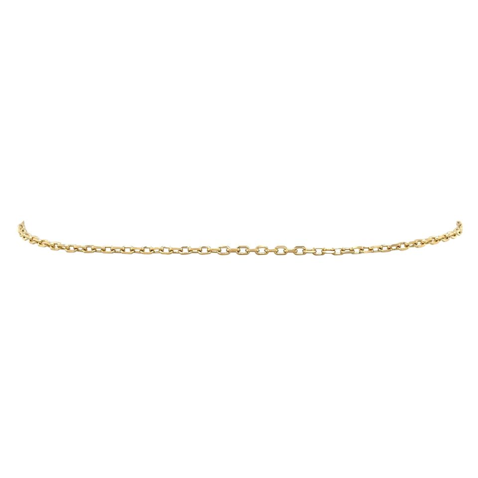 Vintage 14K Gold Anchor Enkelbandje Bracelet