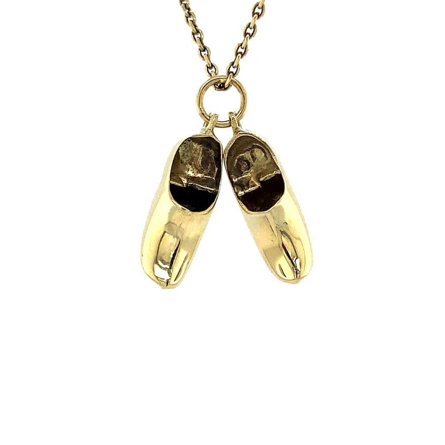 Vintage 14K Gold Pendant Klompen
