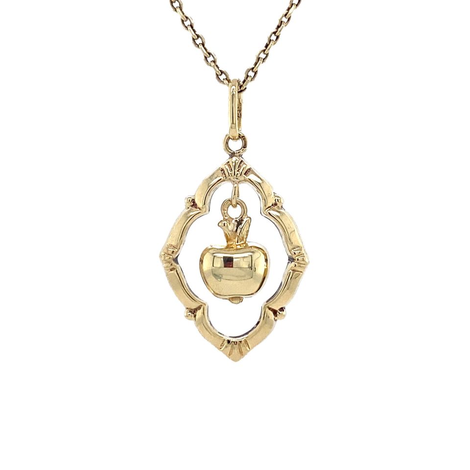 Vintage 14K Gold Fancy Pendant