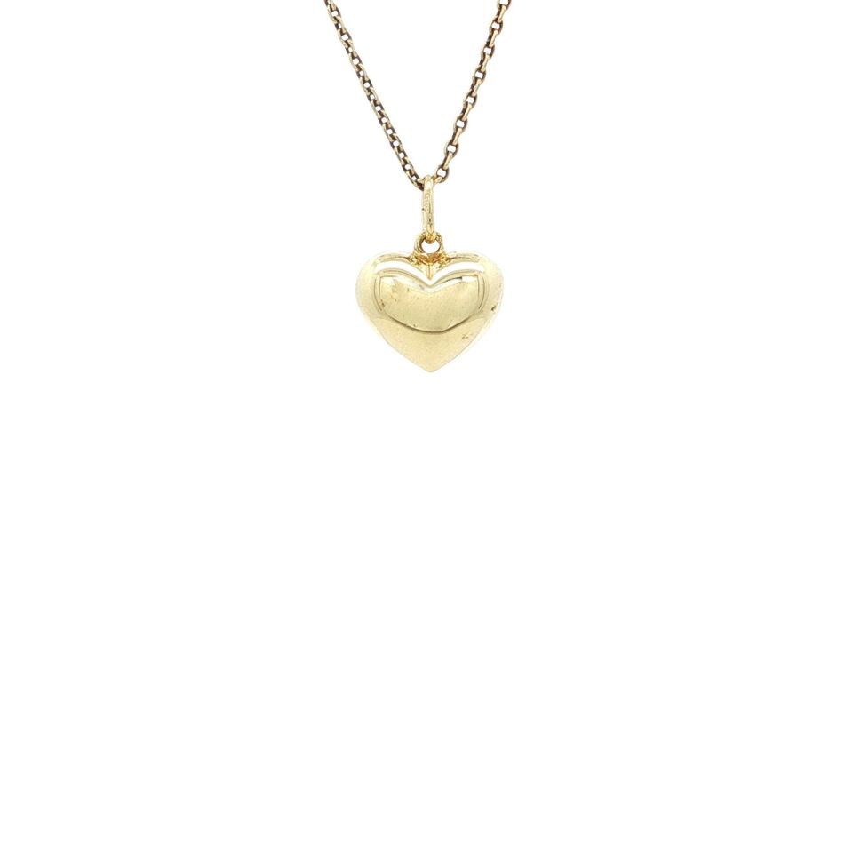 Vintage 14K Gold Heart Pendant