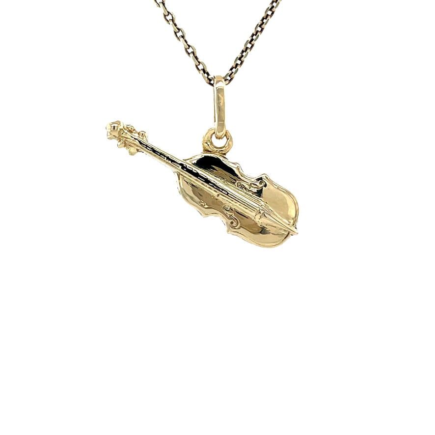 Vintage 14K Gold Viool Pendant