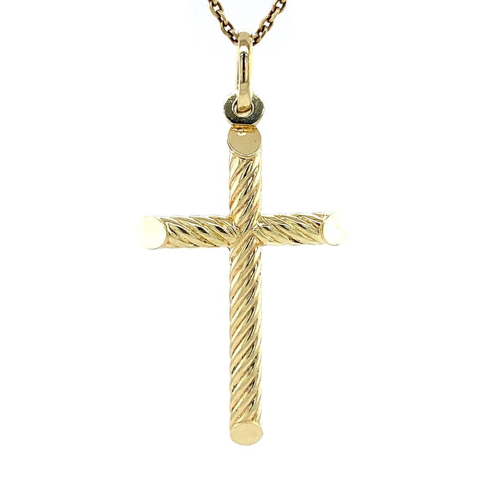 Vintage 14K Gold Pendant Cross
