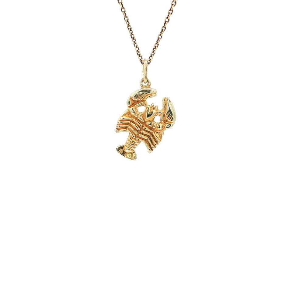 Vintage 14K Gold Kreeft Pendant