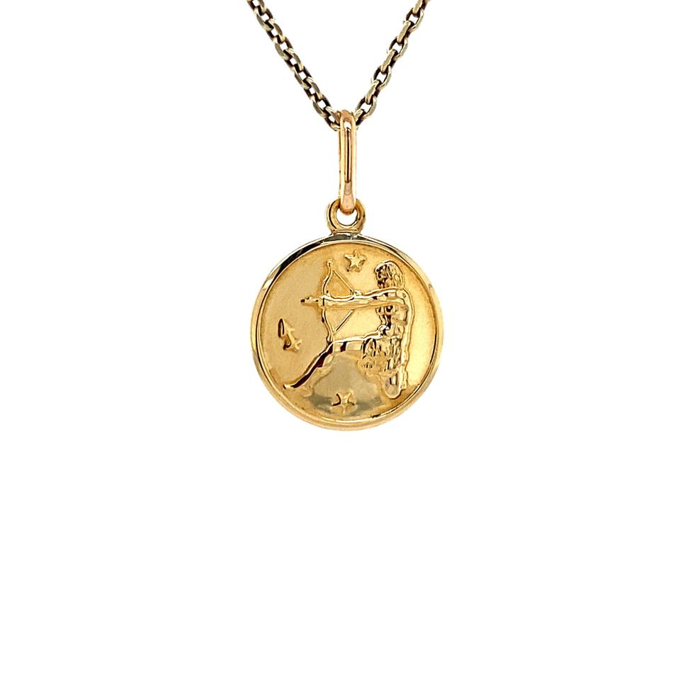 Vintage 18K Gold Cupido Pendant
