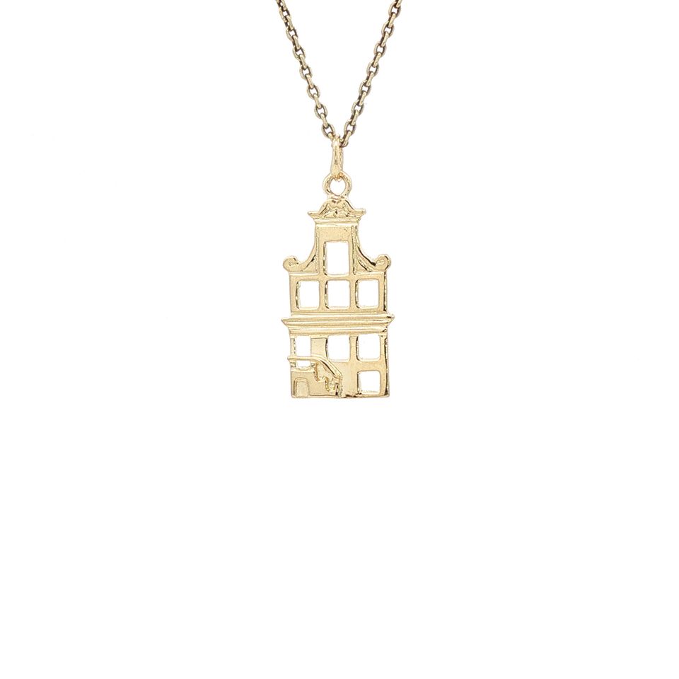 Vintage 14K Gold Grachtenpand Pendant