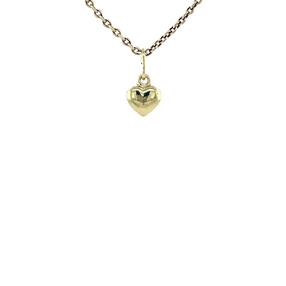 Vintage 14K Gold Heart Pendant
