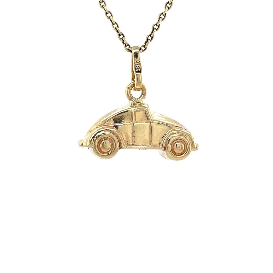 Vintage 14K Gold Auto Pendant