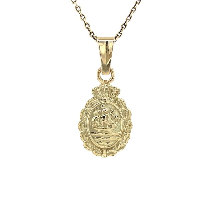 Vintage 14K Gold Maritiem Pendant