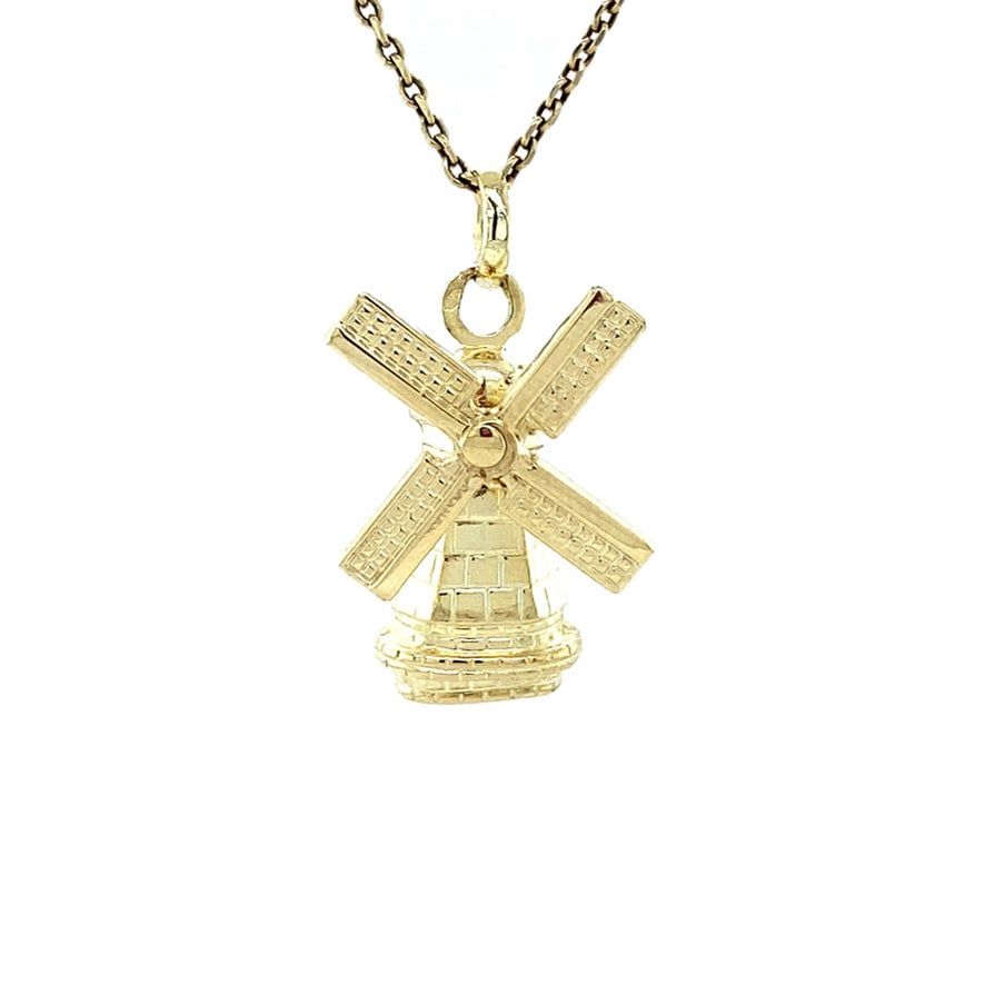 Vintage 14K Gold Molen Pendant