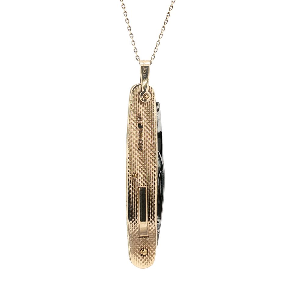 Vintage Zakmes 9K Gold Pendant