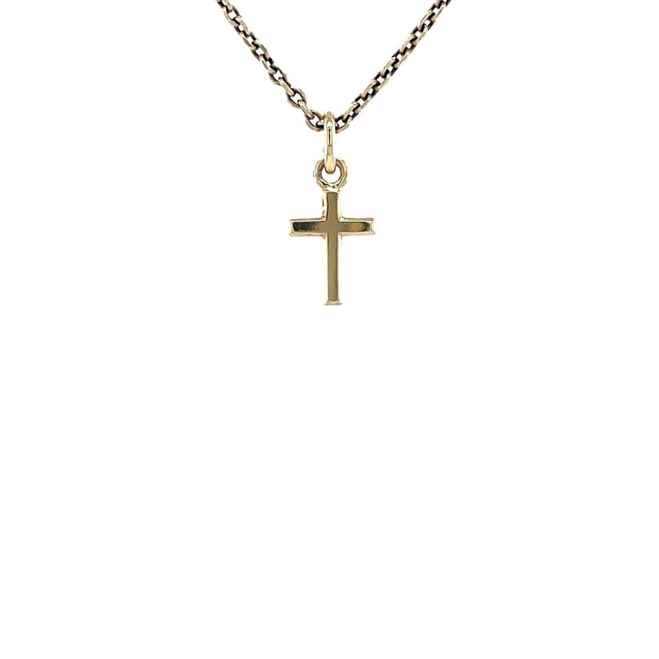 Vintage 14K Gold Cross Pendant
