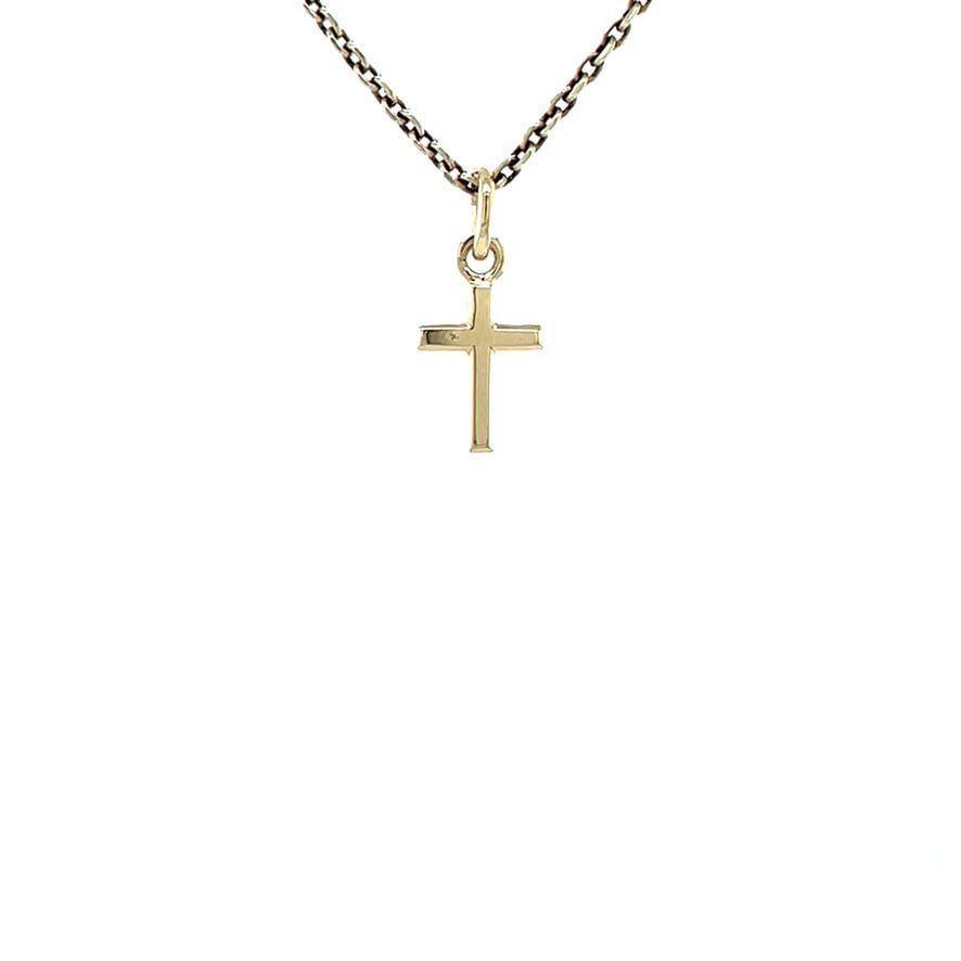 Vintage 14K Gold Cross Pendant