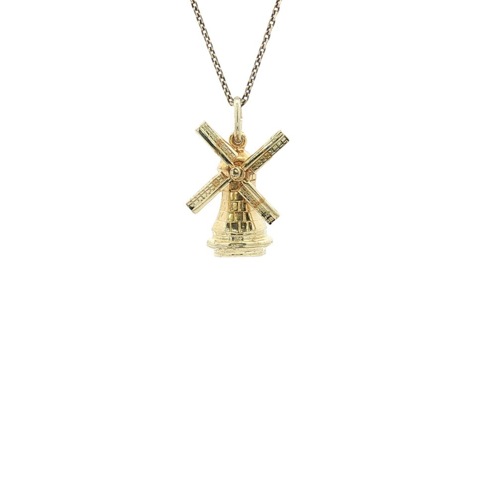 Vintage 14K Gold Molen Pendant