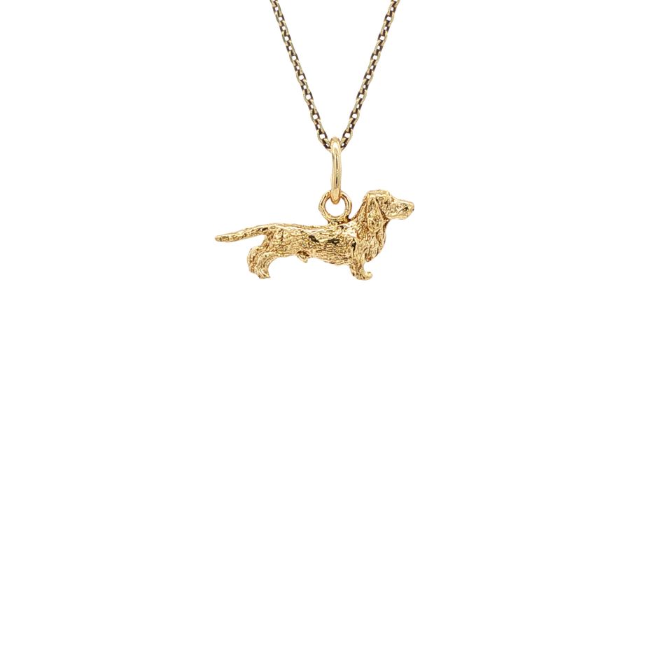 Vintage 14K Gold Teckel Pendant