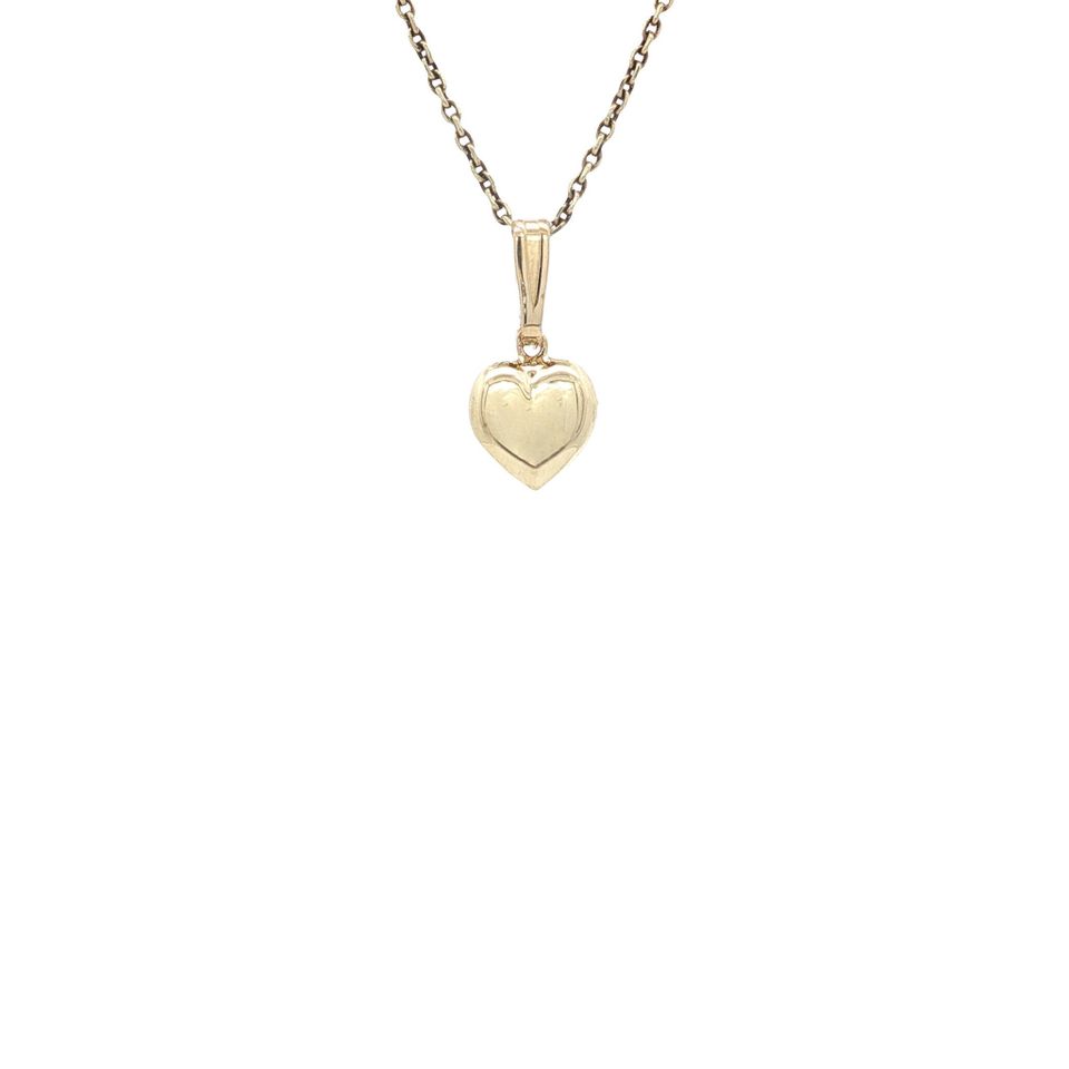 Vintage 14K Gold Heart Pendant