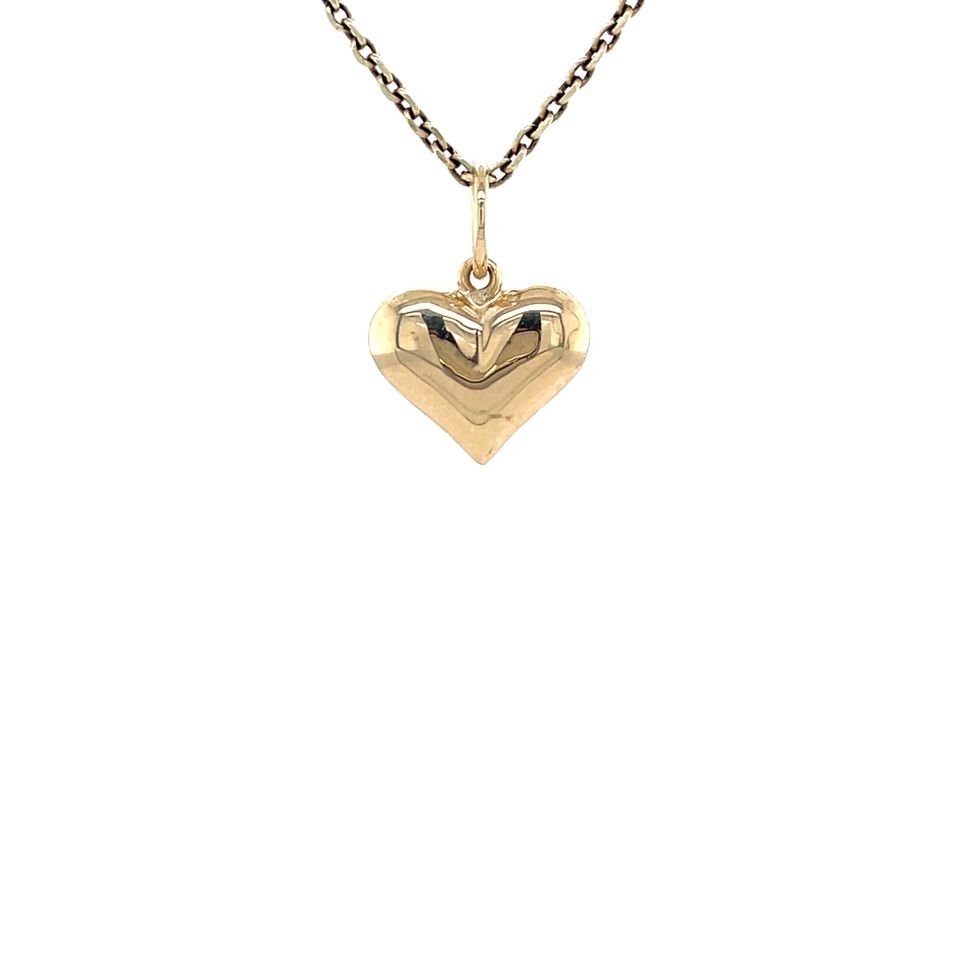 Vintage 14K Gold Heart Pendant