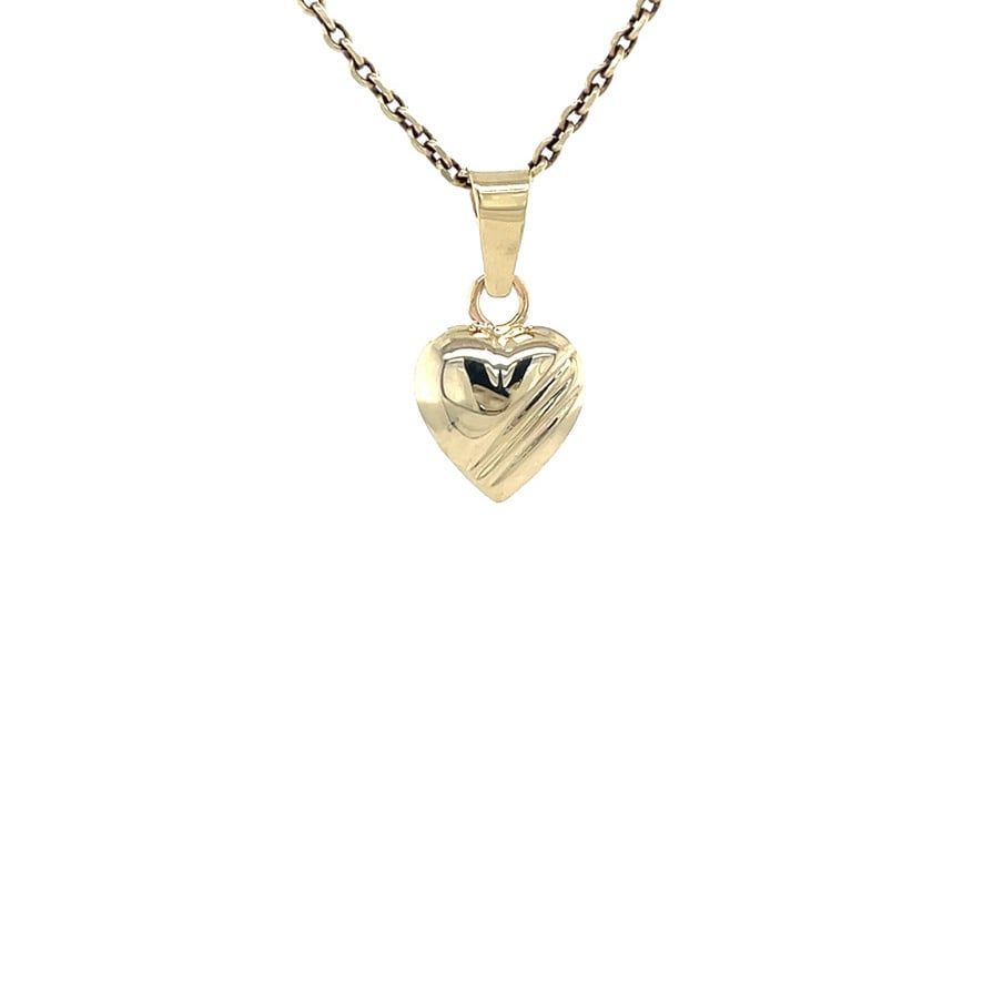 Vintage 14K Gold Heart Pendant