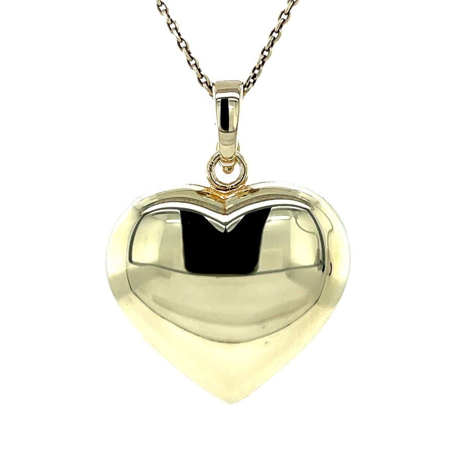 Vintage 14K Gold Heart Pendant