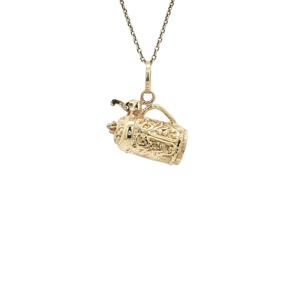Vintage 14K Gold Bavarian Beer Stein Pendant