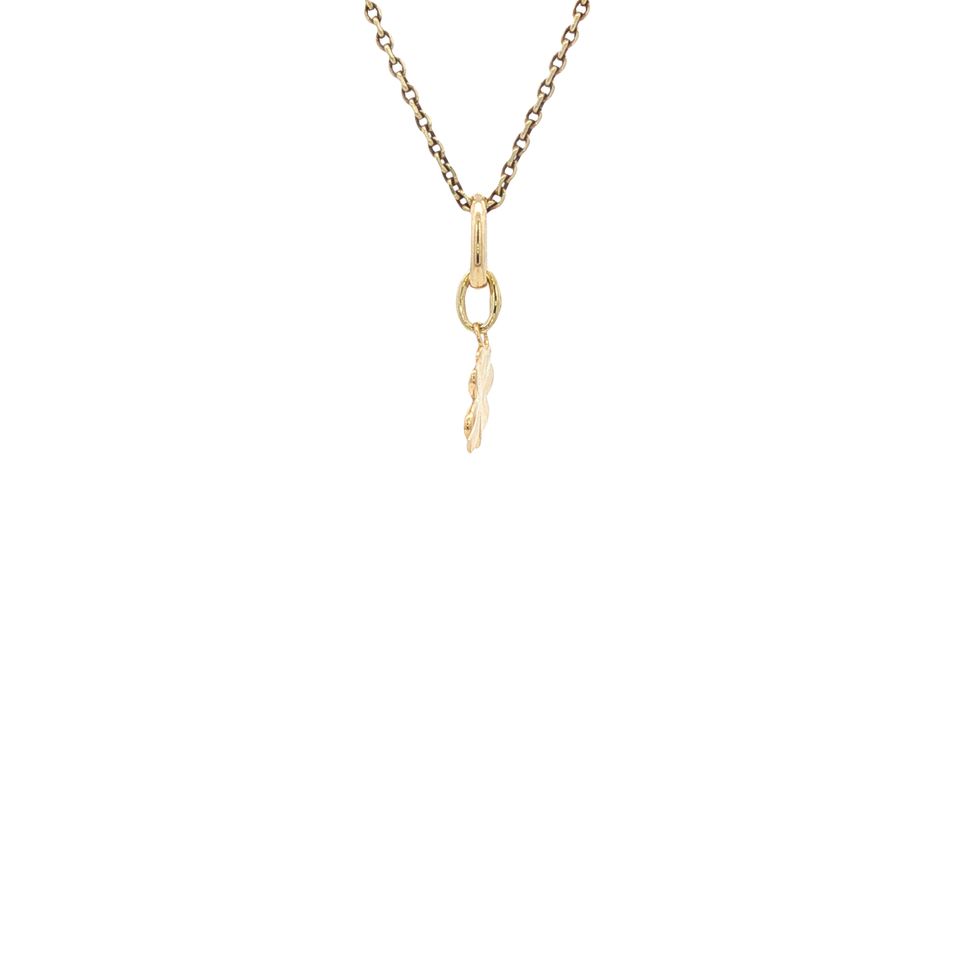 Vintage 14K Gold Klavertje Vier Pendant