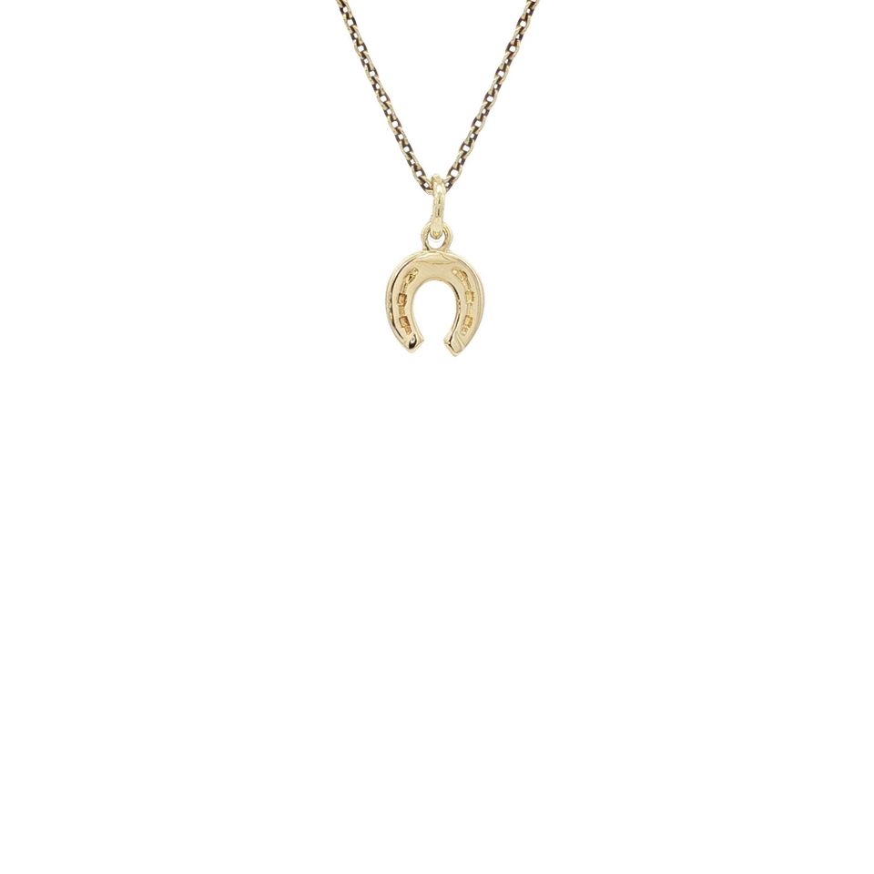 Vintage 14K Gold Hoefijzer Pendant