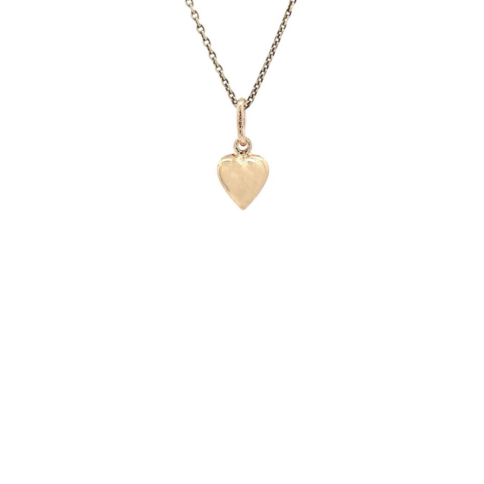Vintage 14K Gold Heart Pendant