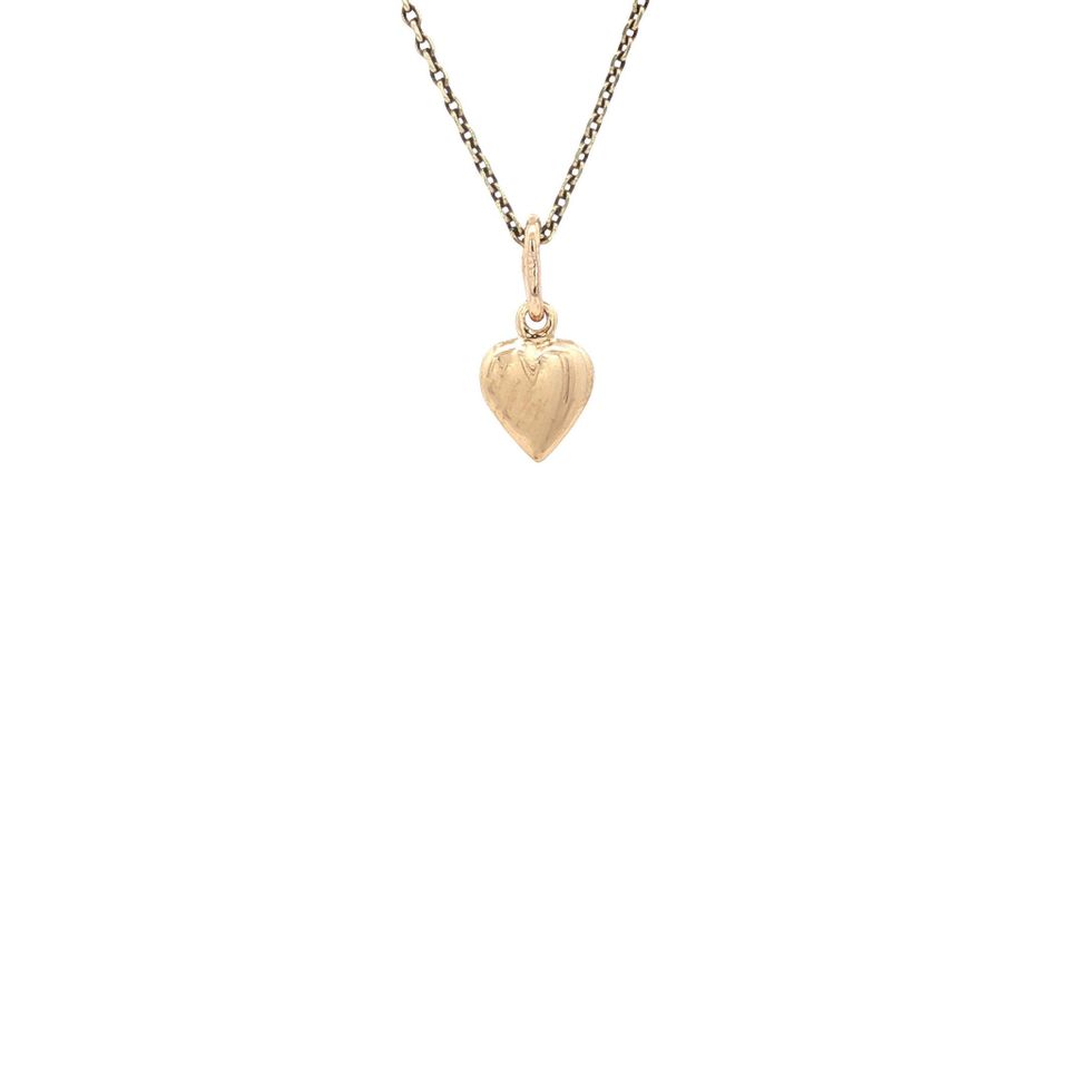 Vintage 14K Gold Heart Pendant