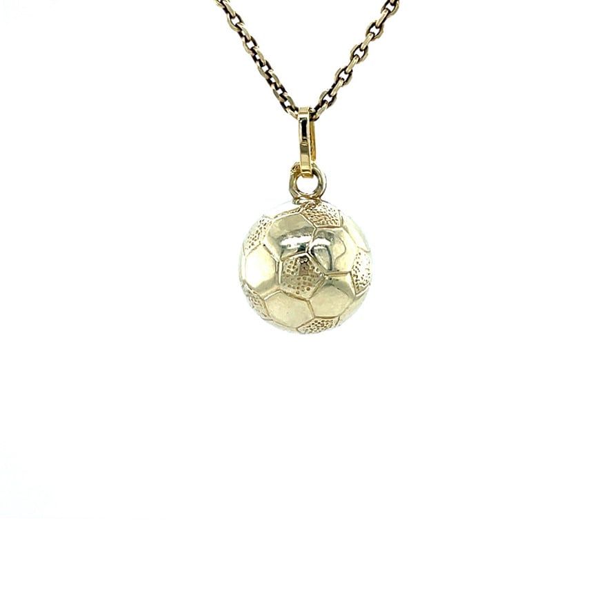 Vintage 14K Gold Voetbal Pendant