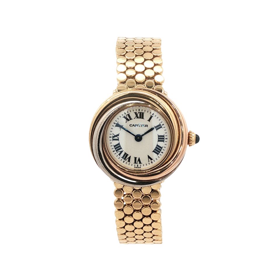 Vintage Cartier Trinity 18K Gold Watch