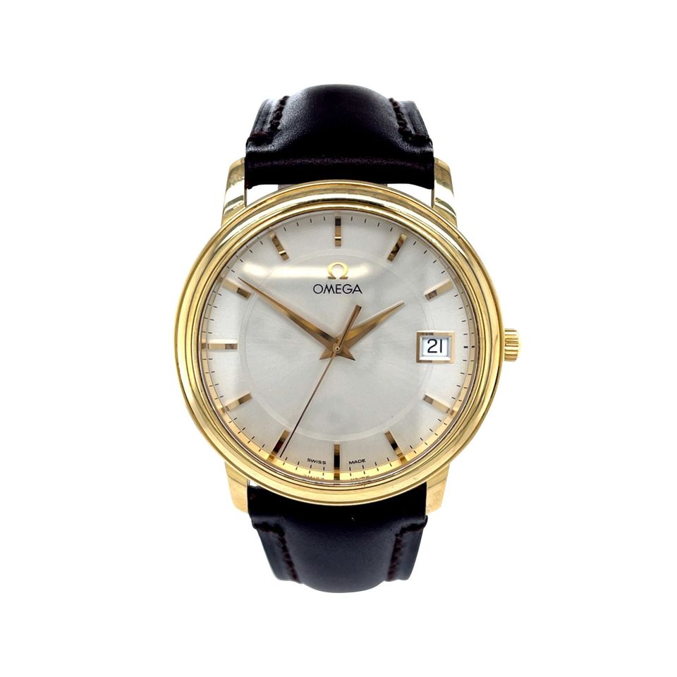 Vintage Omega DeVille 18K Gold Watch