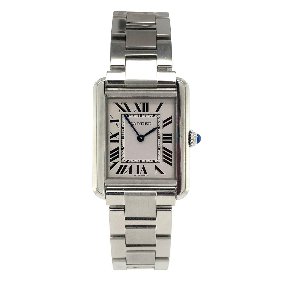 Vintage Cartier Tank Solo Watch Steel