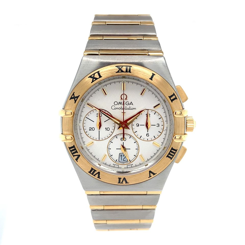 Vintage Omega Constellation Watch Steel and 18K Gold