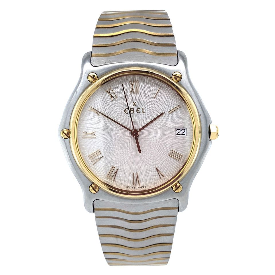 Vintage Ebel Sportwave 18K Gold Watch and Steel