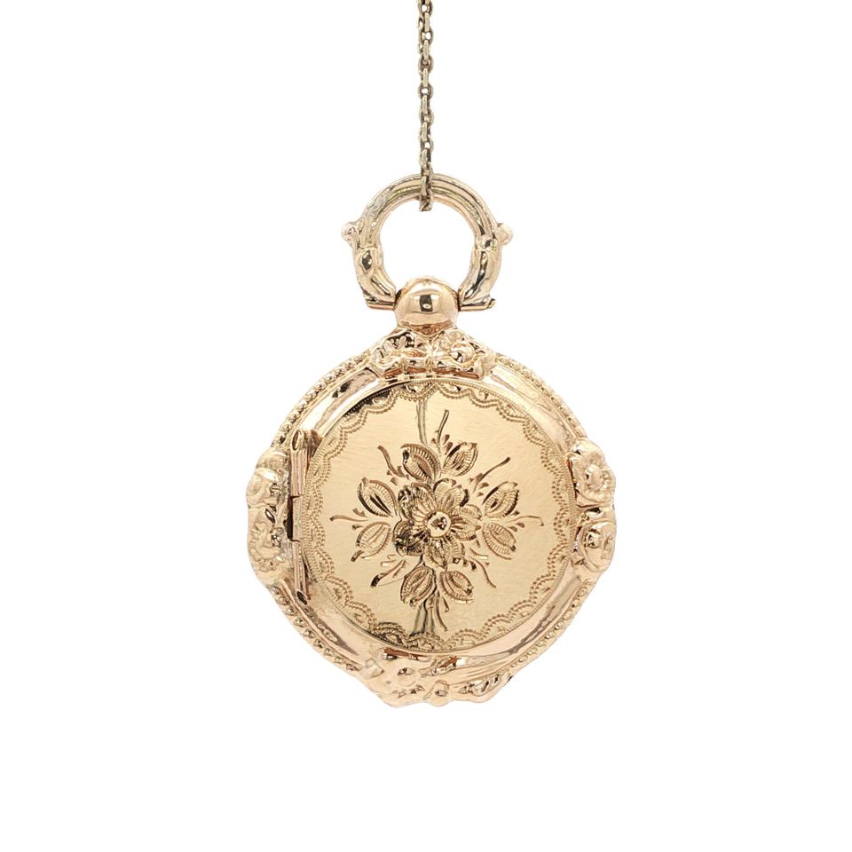 Vintage 12K Gold Locket with Engraving
