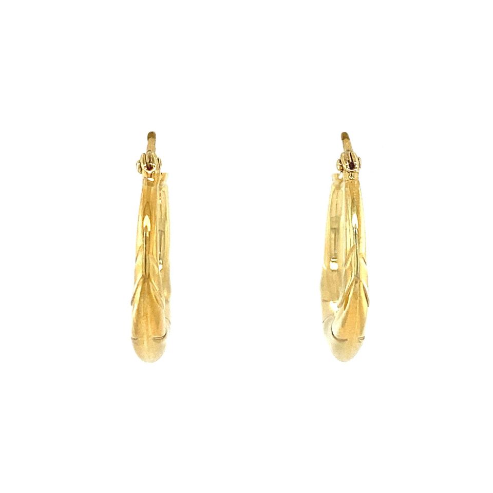 Vintage 14K Gold Hoop Earrings