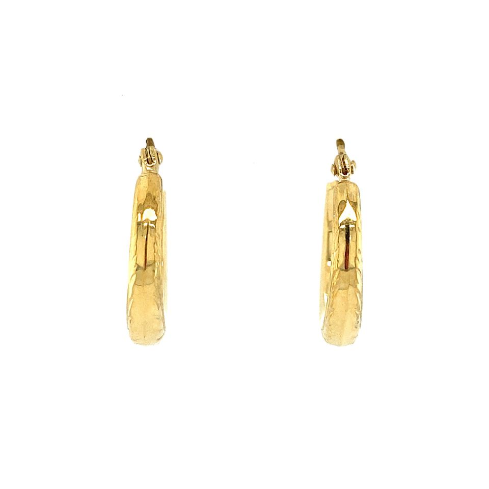 Vintage 14K Gold Hoop Earrings