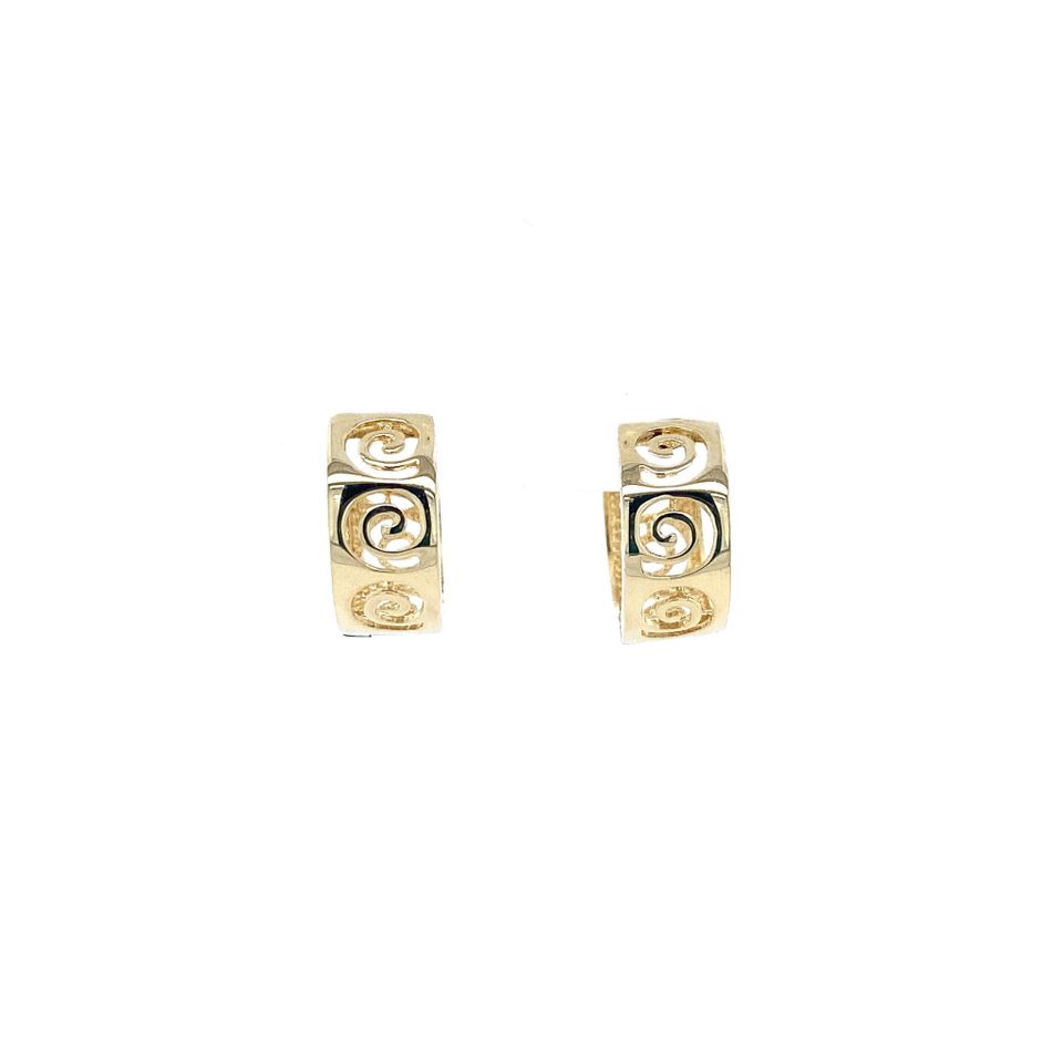 Vintage 14K Gold Hoop Earrings
