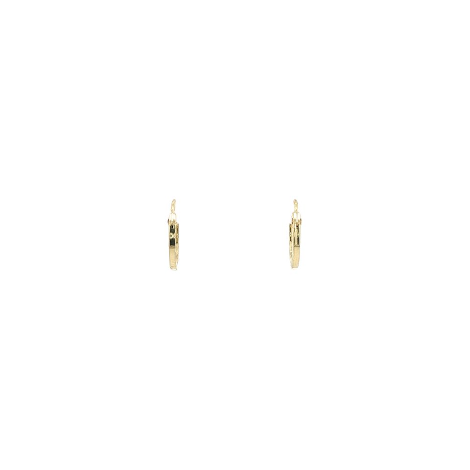Vintage 14K Gold Mini Hoop Earrings
