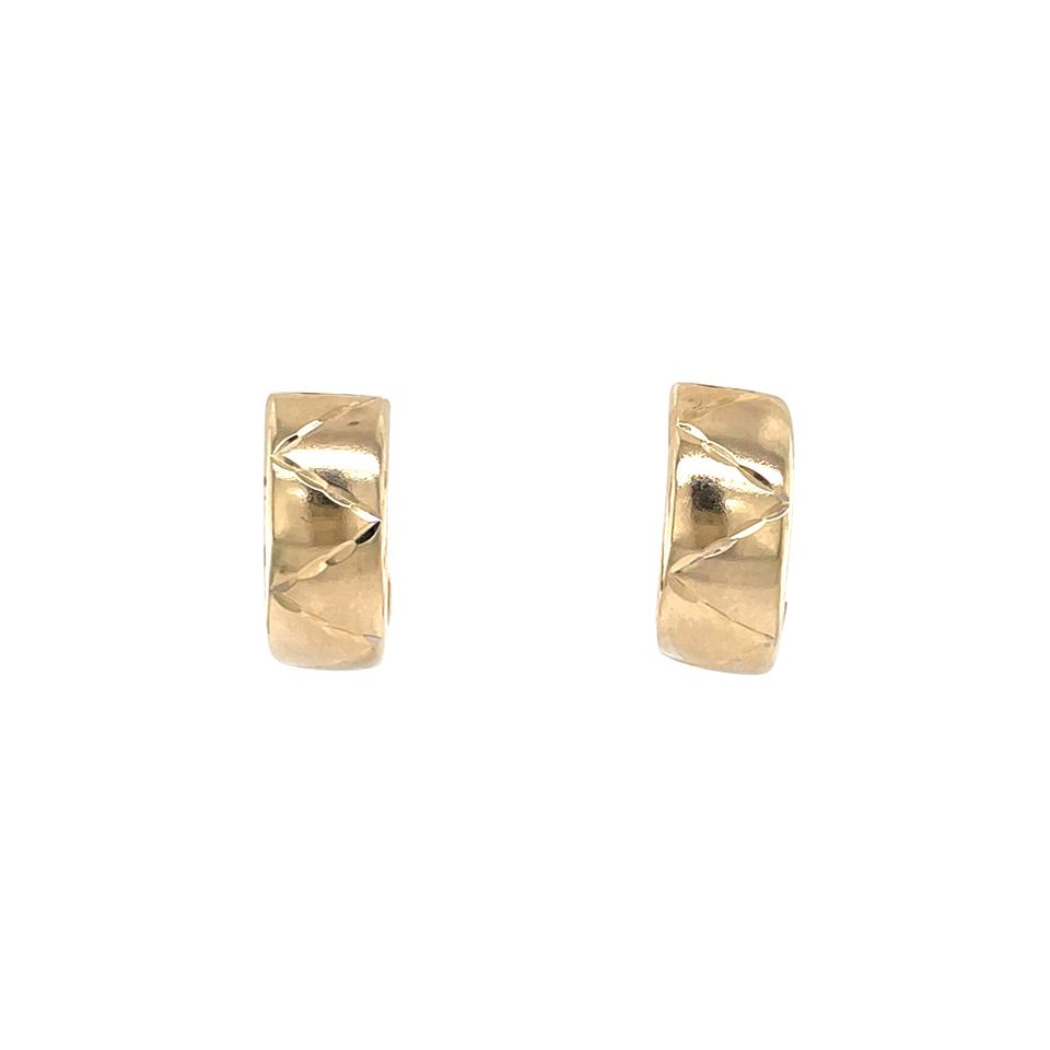 Vintage 14K Gold Fancy Stud Earrings